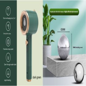 Mini Portable Handheld Garment Steamer Fabric Steam Iron For Clothes Travel Home Appliances Vertical US Plug Ironing Machine (Option: Green set-Cn-1PCS)