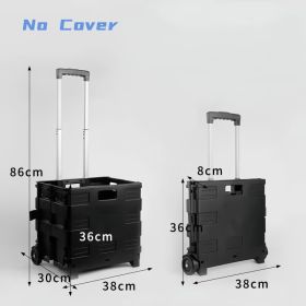 Portable Plastic Cover (Option: No cover black)