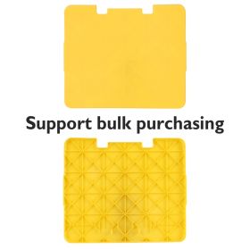 Portable Plastic Cover (Option: Yellow)