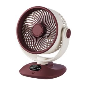 2400 MAh Desktop Fan, Quiet Operation, Three Adjustable Speed Settings, 120-degree Left-right And 180-degree Up-down Tilt, Suitable For Living Rooms, (Option: A)