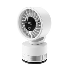 4000 MAh High Capacity Suction Cup Fan With Ultra Strong Suction, Can Be Used As A Bathroom Fan Or Car Fan,Features Five Adjustable Speed Settings And (Option: White)