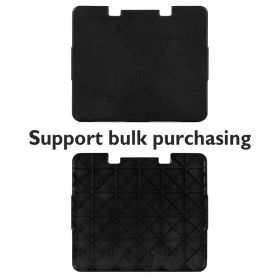Portable Plastic Cover (Option: Black)